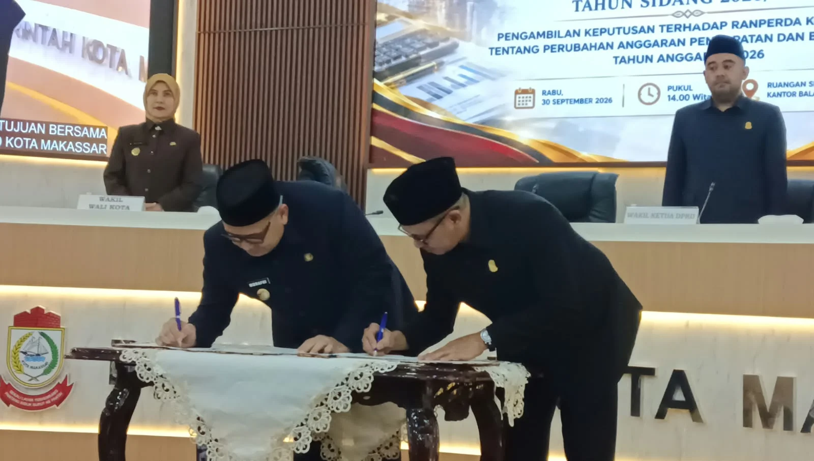 Pengesahan APBD Perubahan 2026 (Dok: Sinta KabaMakassar).
