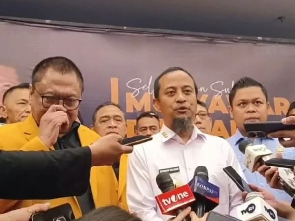 Gubernur Sulawesi Selatan, Andi Sudirman Sulaiman usai menghadiri Musda Hanura Sulsel (Dok : Ist).