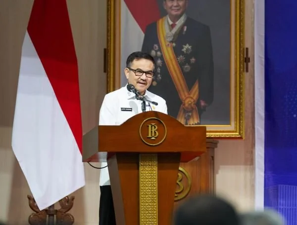 Sekprov Sulsel Jufri Rahman di Kantor Perwakilan Bank Indonesia Provinsi Sulsel (Dok: Ist)