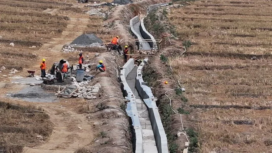 Rehabilitasi jaringan irigasi di Desa Bontonyeleng dan Palang Barae, Kabupaten Bulukumba (Dok: Ist)