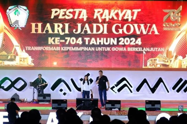 Puncak Peringatan Hari Jadi Gowa Ke-704 Tahun (Dok : Ist).