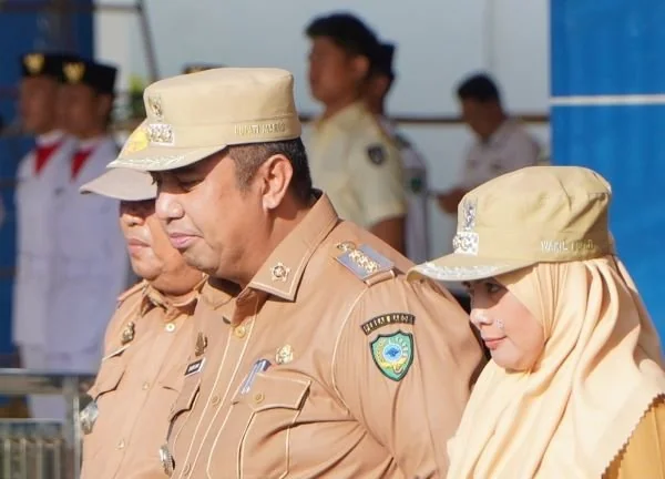 Bupati Maros bersama Wakil Bupati  Maros (Dok : Ist).