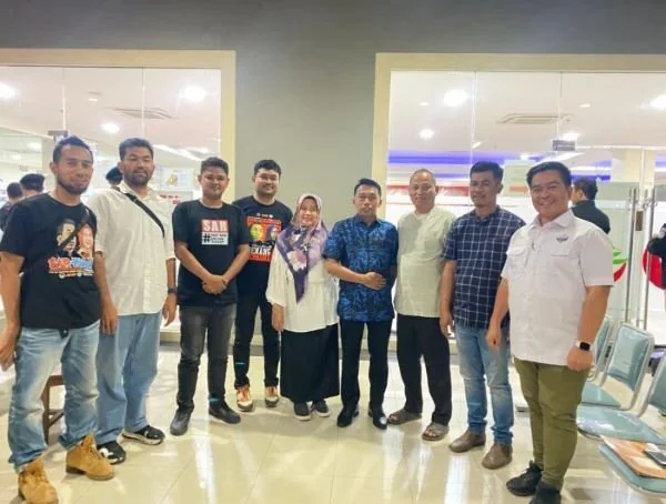Syaharuddin Alrif dan Nurkanaah (SAR-Kanaah) usai merampungkan proses pemeriksaan kesehatan (Dok : Ist).