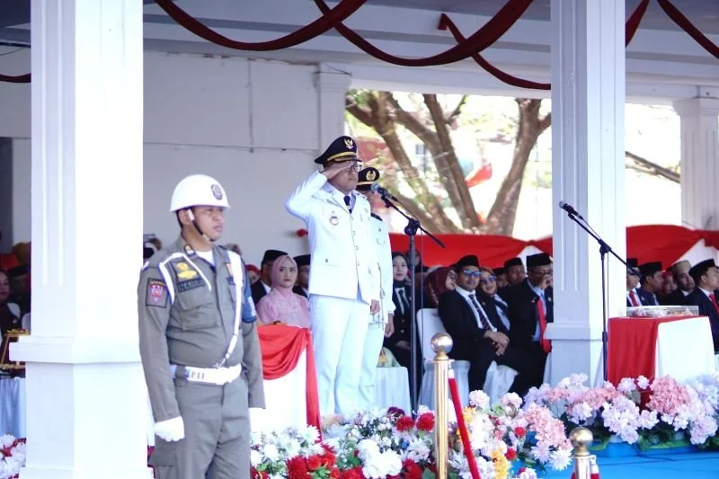 Upacara Peringatan Hari Ulang Tahun (HUT) ke-81 Kemerdekaan Republik Indonesia di Lapangan Pasamatturukang (Dok: Ist)