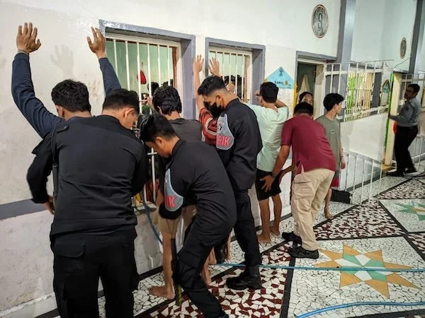 Barang Bukti Hasil Inspeksi Mendadak Seluruh Blok Tahanan
