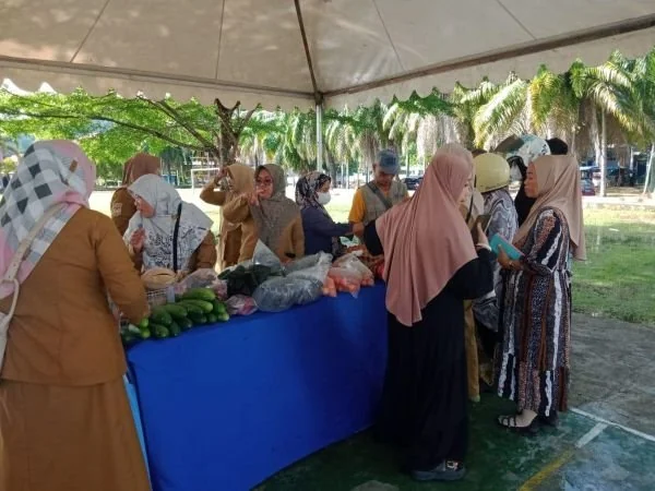 Gerakan pangan murah yang digelar Dinas Ketahanan Pangan Sulbar(dok:ist)