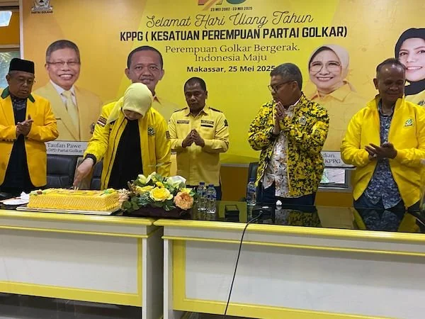 Perayaan Hari Ulang Tahun (HUT) ke-23 Kesatuan Perempuan Partai Golkar (KPPG) Sulawesi Selatan (Sulsel), Dok: Ist.