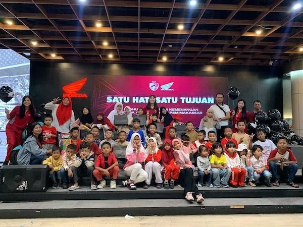 Perlombaan khas 17 Agustus yang diikuti oleh anak-anak di Astra Motor Experience Center, Trans Studio Mall Makassar (Dok: Ist)