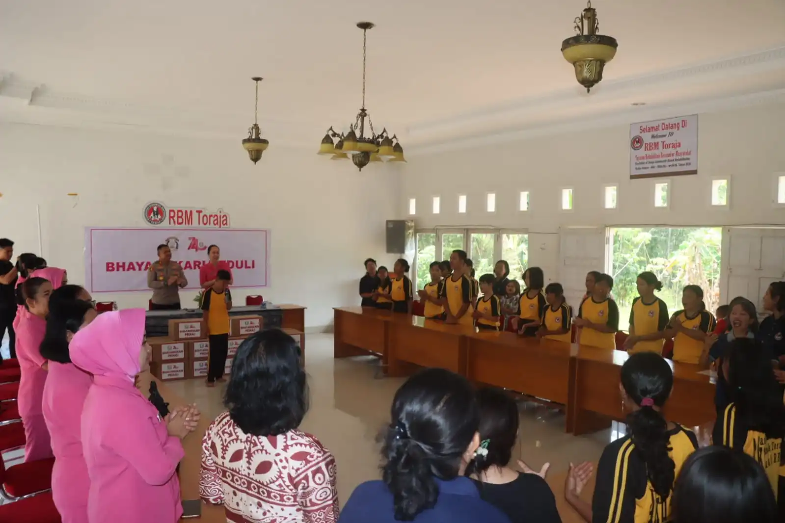 Bhayangkari Peduli digelar dalam rangka menyambut Hari Kesatuan Gerak Bhayangkari (HKGB) ke-74 (Dok: Ist)
