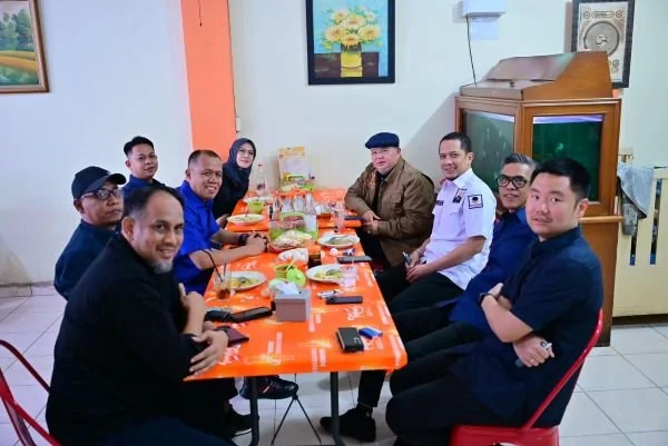 Sekretaris Jenderal Partai NasDem, Hermawi Taslim saat Berada di Makassar, (Dok: Ist).