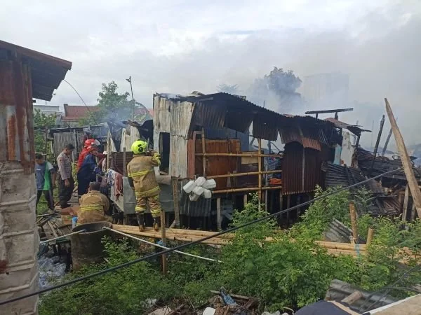 Rumah di Masale Terbakar, (Dok: Ist).