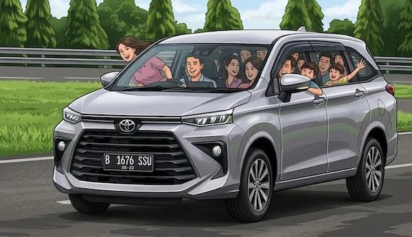 Ilustrasi Mobil Pribadi dijadikan Travel Antar Kota, (Dok: Ist).