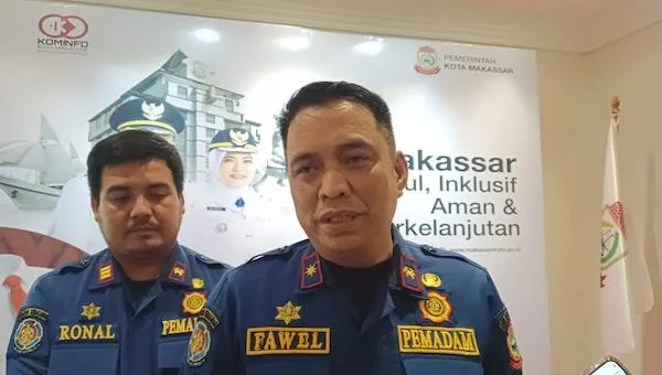 Kepala Damkarmat Kota Makassar, Fadli Wellang (Dok: Sinta KabarMakassar)