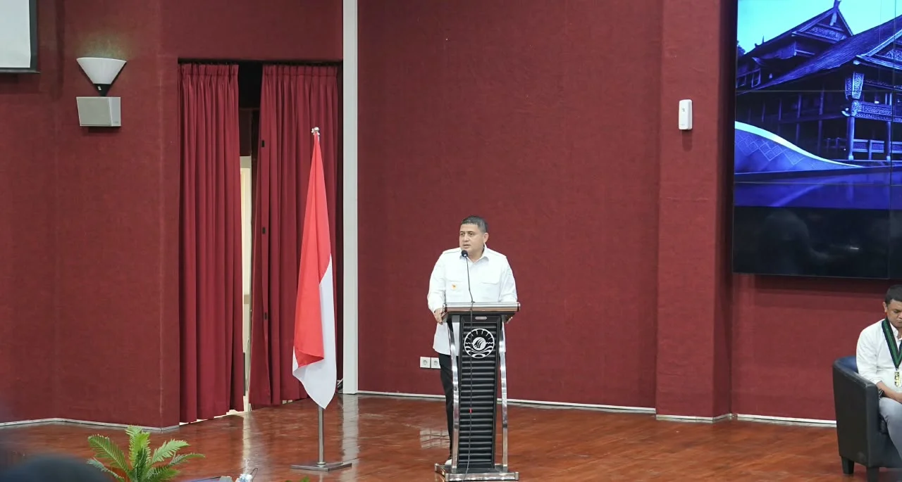 Wali Kota Makassar, Munafri Arifuddin saat Memberikan Arahan di Rembuk Pendidikan Jilid I (Dok: KabarMakassar).