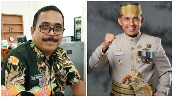 Muhammad Hasan Basri Ambarala (Kiri), dan Mayjen TNI (Purn) Andi Muhammad Bau Sawa Mappanyukki (Kanan), (Dok: Ist).