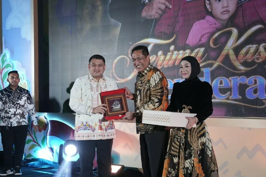 Wali Kota Makassar Munafri Arifuddin saat Pisah Sambut Kapolda (Dok: Ist)