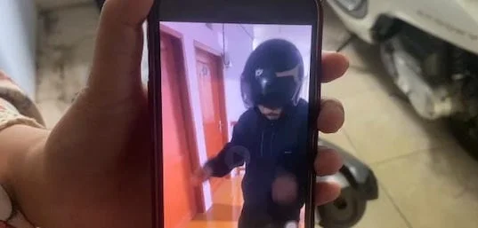 Tampak Wajah Pelaku Todong Korban di Kost ( sholeh sibali)