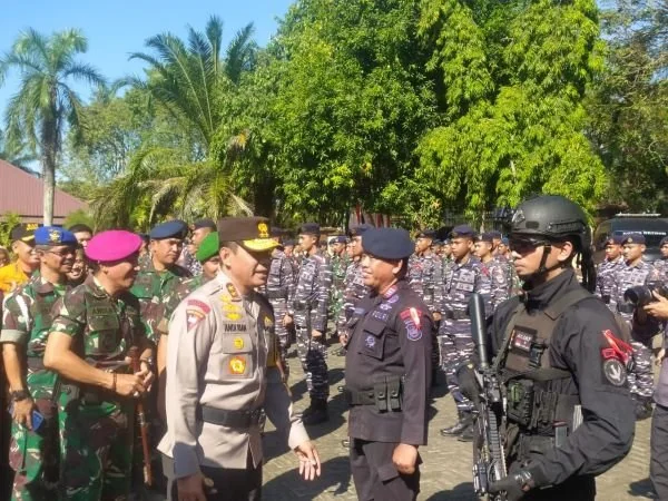 Apel Operasi Mantap Praja 2024 di Mako Polda Sulsel (Dok : Atri KabarMakassar)