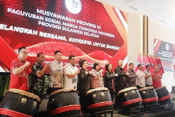 Musyawarah Provinsi (Musprov) VI Paguyuban Sosial Marga Tionghoa Indonesia (PSMTI) Sulawesi Selatan, (Dok: Ist).