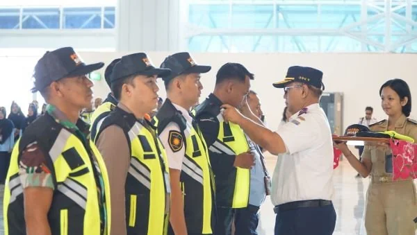 Peresmian posko Angkutan Udara di Bandara Internasional Sultan Hasanuddin (Dok : Ist).