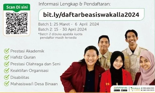 Berikut Jalur Pendaftaran Beasiswa Kalla dan Syaratnya!