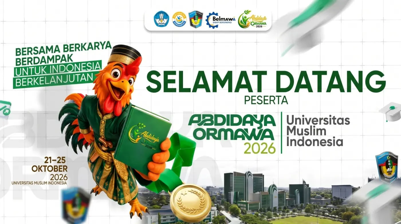 Pelaksanaan Anugerah Abdidaya Ormawa 2026 bakal digelar pada 22–25 Oktober mendatang di Kampus UMI Makassar (dok. Ist)