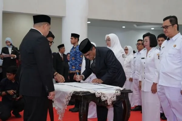 Suasana Pelantikan Kepala Puskesmas di Kota Masih (Dok: Ist).