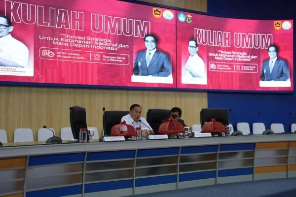 Kuliah umum Brigjen Pol (Purn) Drs. Erwin Chahara Rusmana, Penasehat Khusus Presiden Bidang Politik dan Keamanan (Dok : ist).