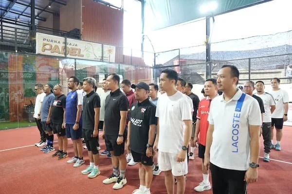 Suasana Peresmian Padel IKAPTK Sulsel (Dok: Ist).