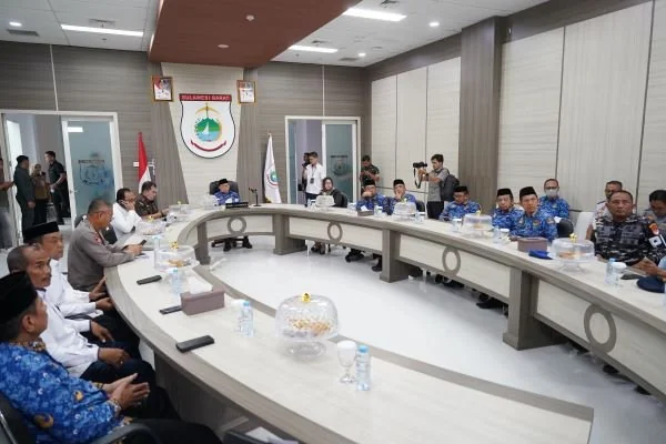 Wagub Sulbar Salim S Mengga saat mengikuti Rakor Pusat dan Daerah (dok:ist)