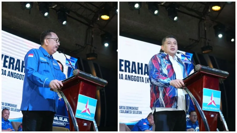 Ketua DPD Partai Demokrat Sulsel (Kiri) dan Wali Kota Makassar Munafri Arifuddin (Kanan) (Dok: Ist)