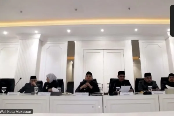Tangkapan Layar Rapat Ranperda APBD-P 2025, (Dok: KabarMakassar).