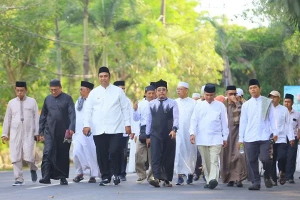 Bupati Maros Bersama Ribuan Warga Sambut Tahun Baru Islam (dok : ist).