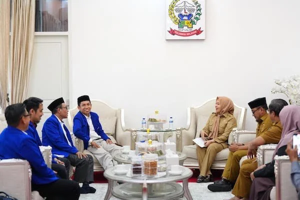 Pertemuan Wakil Gubernur Sulsel Fatmawati Rusdi dengan Majelis Pimpinan Wilayah Ikatan Cendekiawan Muslim Indonesia (ICMI) Muda Sulsel (dok. Ist)