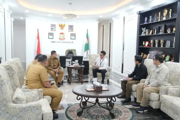 Audiensi BRAINEVO Indonesia dengan Wali Kota Makassar Munafri Arifuddin, (Dok: Ist).