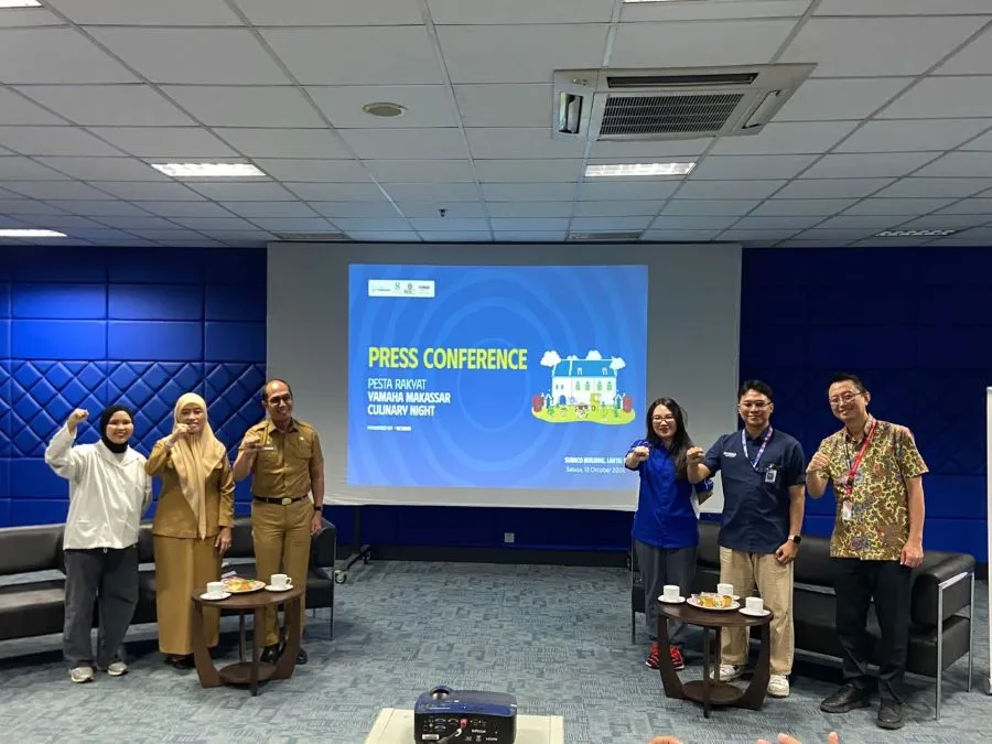 Konferensi pers Makassar Culinary Night (Dok: Nofi KabarMakassar)