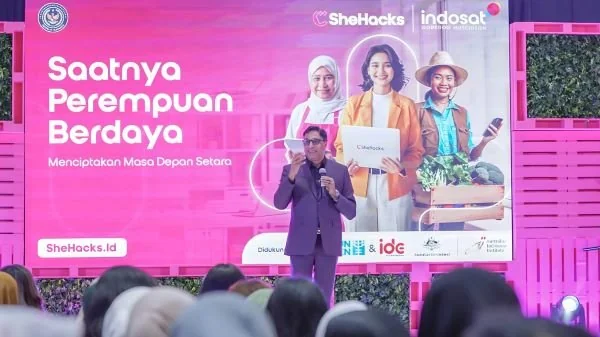 President Director and Chief Executive Officer of IOH, Vikram Sinha, dalam program SheHacks 2024, Sabtu (27/4).