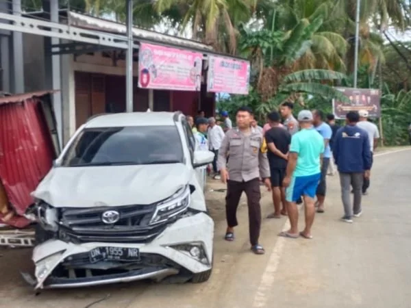 Barang bukti kendaraan yang mengalami kecelakaan (Dok : Ist).