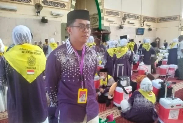 Firmansyah Sholeh (22) calon jamaah haji Indonesia asal Takalar.