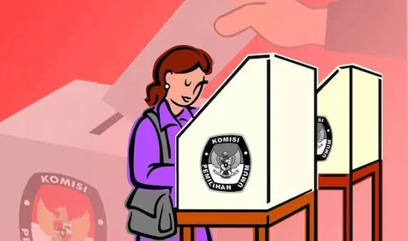 Ilustrasi pemilih masuk dan pemilih pindah domisili Pemilu 2024