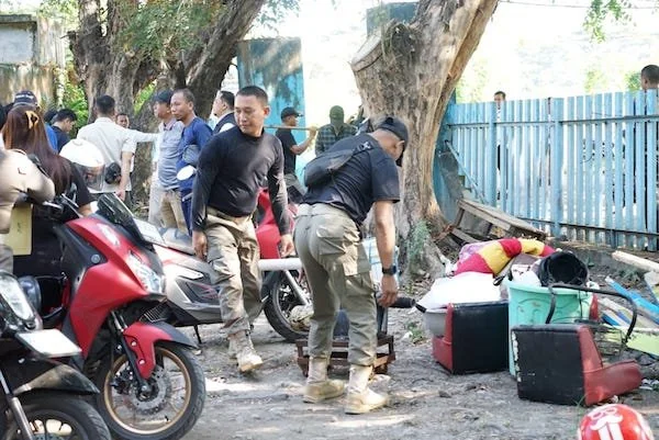 Penertiban Bangunan Liar di Eks Stadion Mattoanging (Dok: Ist).