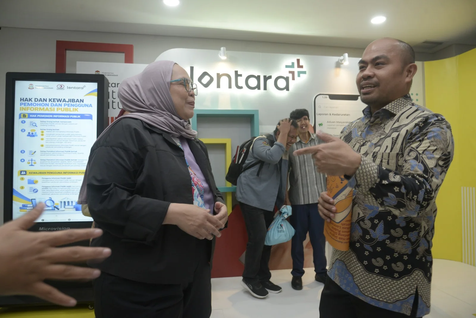 Kunjungan SAFEnet yang di Sambut oleh Kepala Dinas Komunikasi dan Informatika Kota Makassar, Muhammad Roem (Dok: Ist).