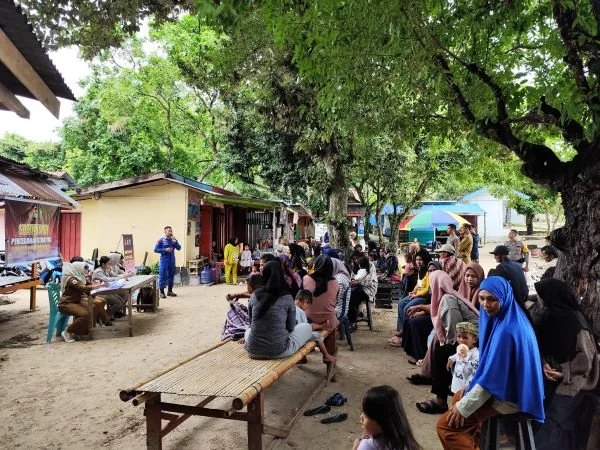 Sosialisasi pencegahan Stunting di Dusun Ujung Bulo, Pulau Karampuang.