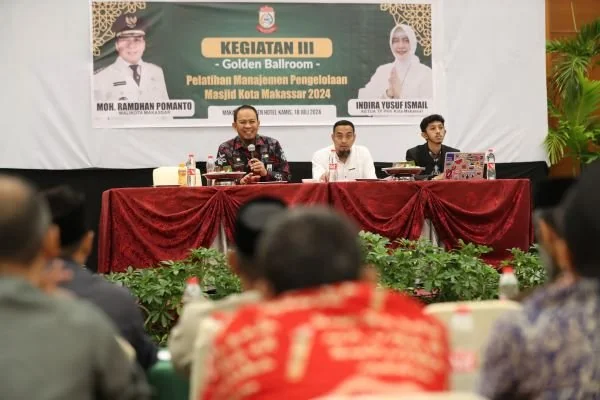 Pelatihan manajemen pengelolaan masjid bagi 1.500 pengurus masjid di Kota Makassar (Dok : ist).