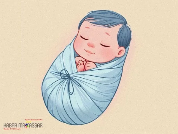 Ilustrasi penemuan bayi (Dok: KabarMakassar)
