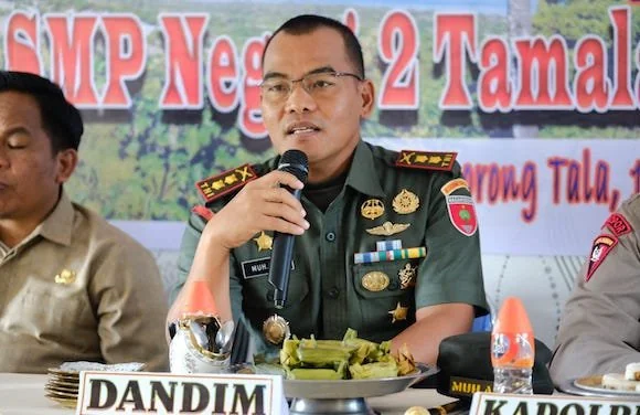 Dandim 1425 Jeneponto, Letkol Inf. Muhammad Amin. (ist).