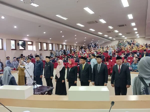 Suasana Pelantikan 46 Pejabat Struktural (Dok: Sinta KabarMakassar).