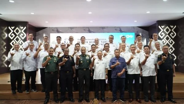 Pertemuan Lintas Sektor DJL Sulselbartra Dalam membahas capaian target penerimaan pajak 2025 (Dok : Ist).