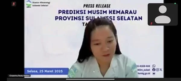 Press Release Musim Kemarau Sulsel 2025 (dok Hanifah kabarMakassar)