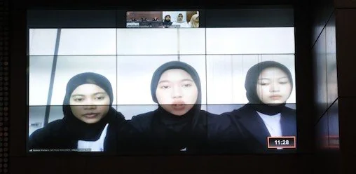 Para Pemohon Secara Daring Menyampaikan Dalil-dalil Permohonannya, (Dok: Ist).